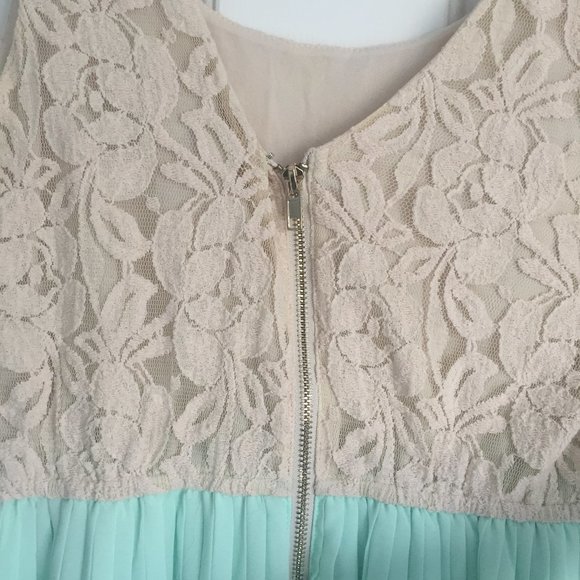 Forever 21 Lace and Pleated Dress - Picture 4 of 5